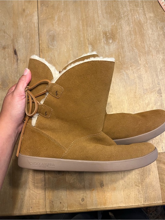 Koolaburra Shoes - Koolaburra Women 's Tan Suede Shearling-Lined Boo’s tan